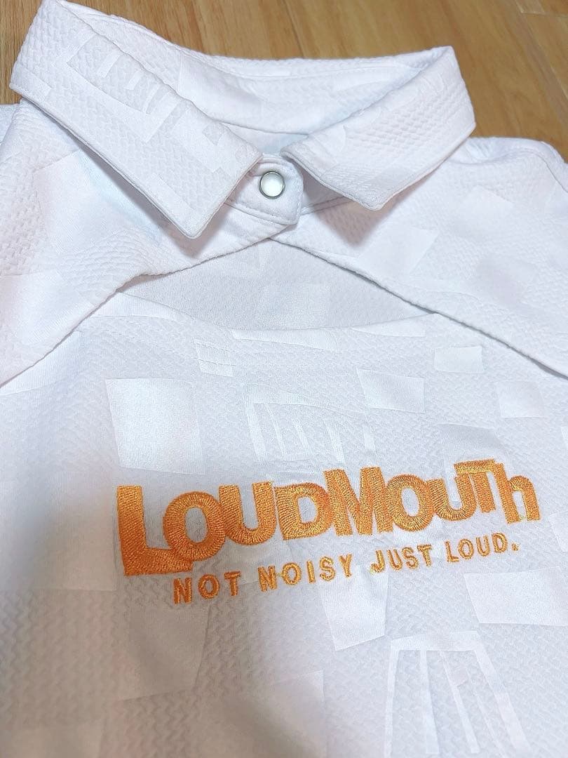 【超美品】 ラウドマウス LOUDMOUTH 長袖 2024年 ゴルフウェア　白