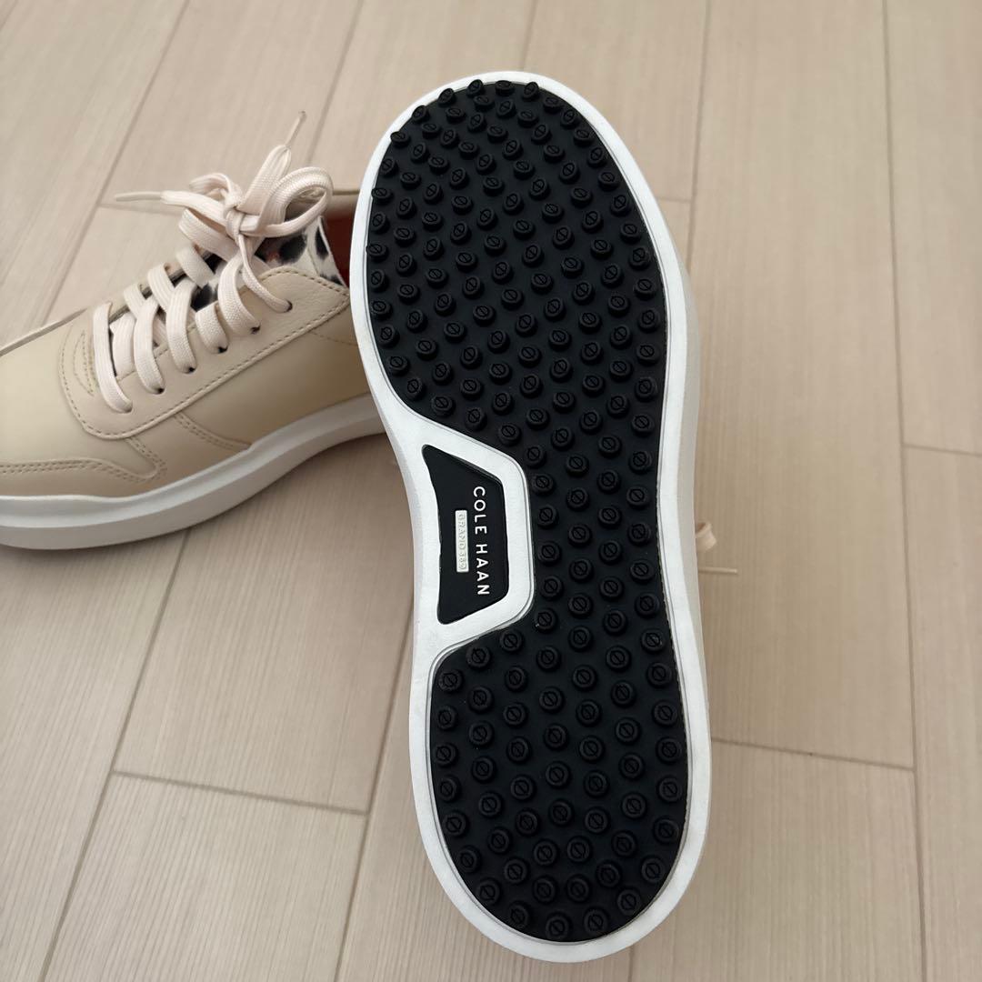 COLE HAAN GrandPro ベージュレザーシューズ