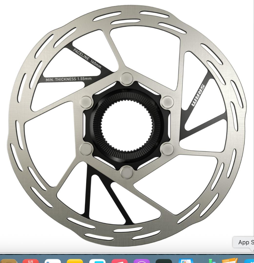 SRAM Paceline 160mm ディスクローター　2枚セット新品未使用
