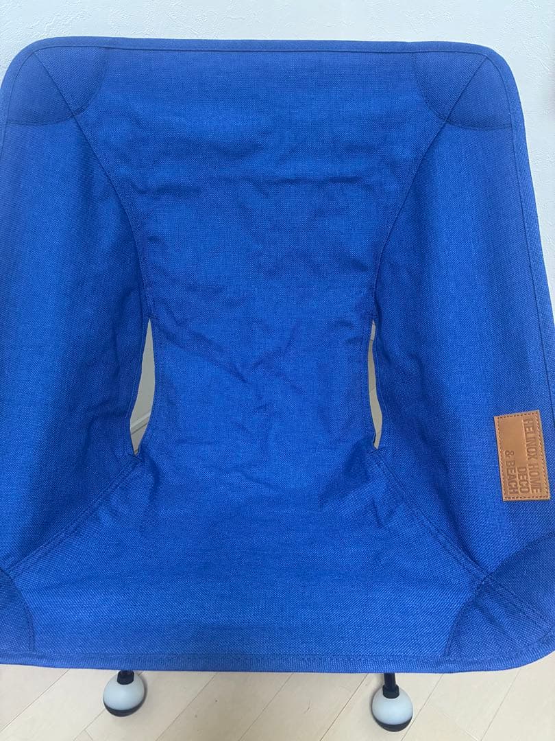 ヘリノックス コンフォートチェア　ブルー　純正ボールフィート付き　中古品