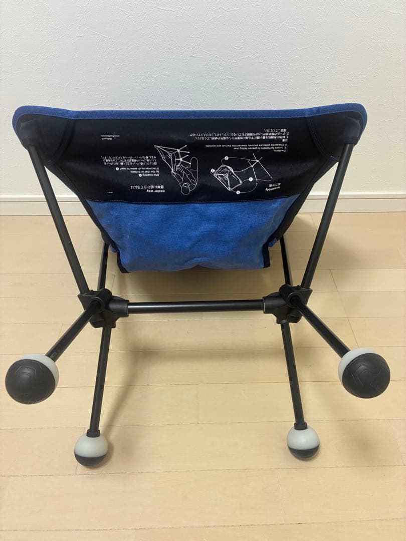 ヘリノックス コンフォートチェア　ブルー　純正ボールフィート付き　中古品
