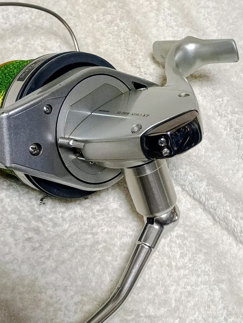 シマノ97スーパーエアロXT投げ釣り専用リール！右巻き