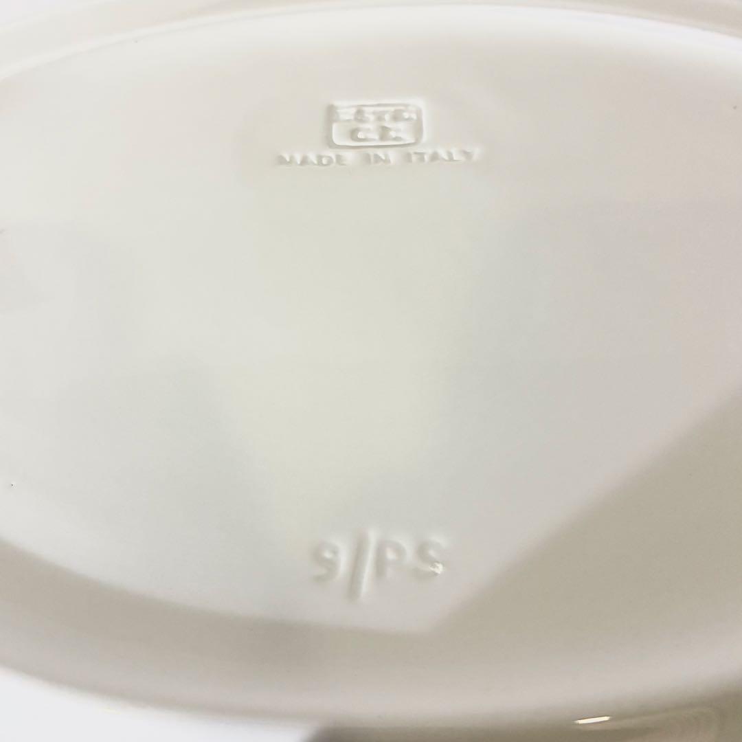 希少未使用 ESTE CE エステセラミケ フィッシュプラッター 2枚 イタリア