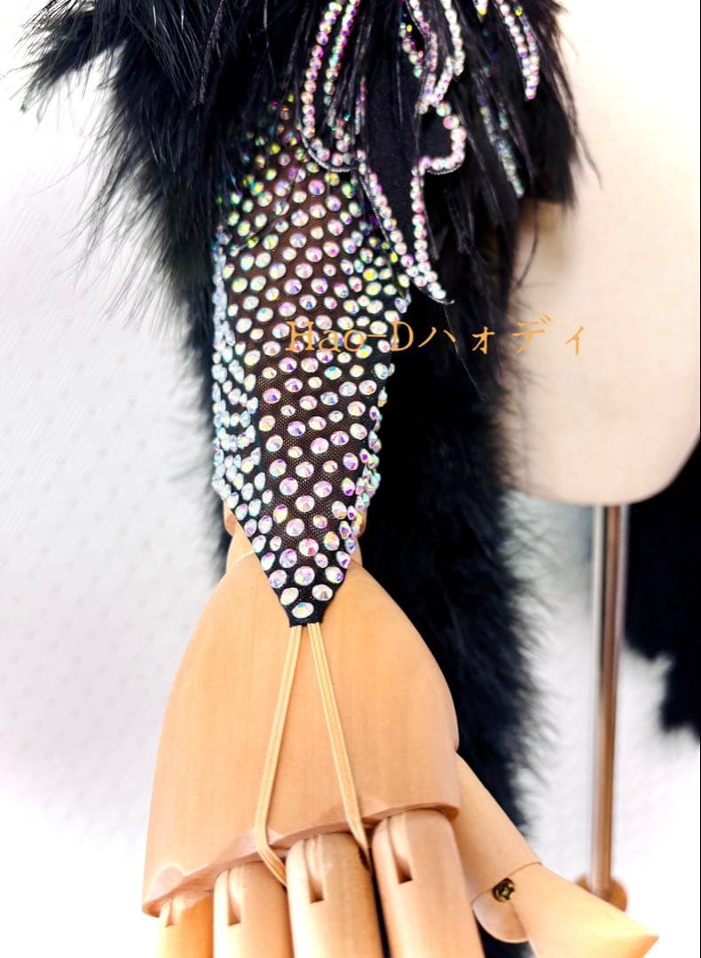 新品★ファー★フロート★腕飾★グローブ★アクセサリー★社交ダンス★ドレス