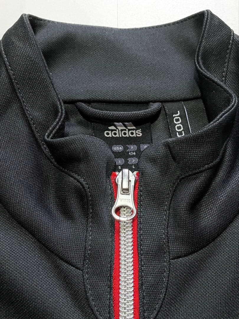 【極美品】11-12 adidas Liverpool 公式ハーフジップウェアＬ