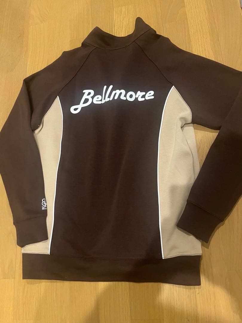 Bellmore ハーフジップ セーター ブラウン