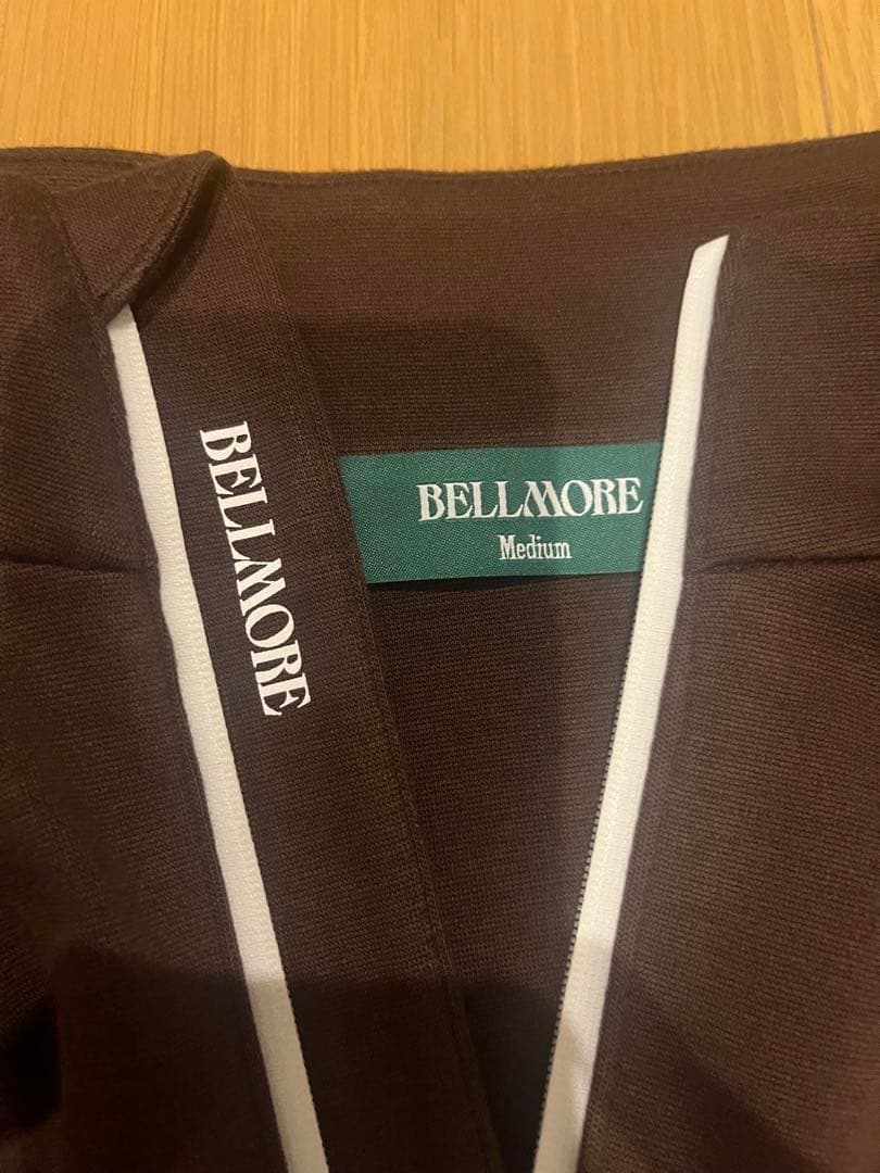 Bellmore ハーフジップ セーター ブラウン