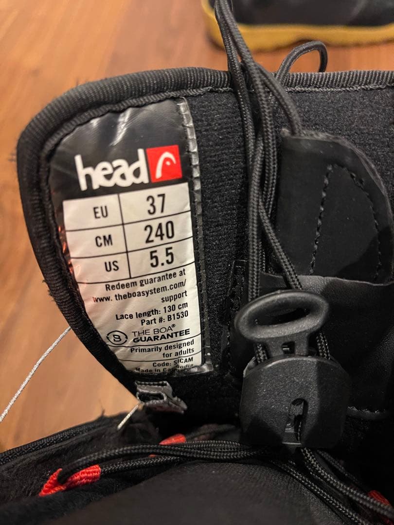head ヘッド　スノーボードブーツ BOAシステム ブラック 24cm