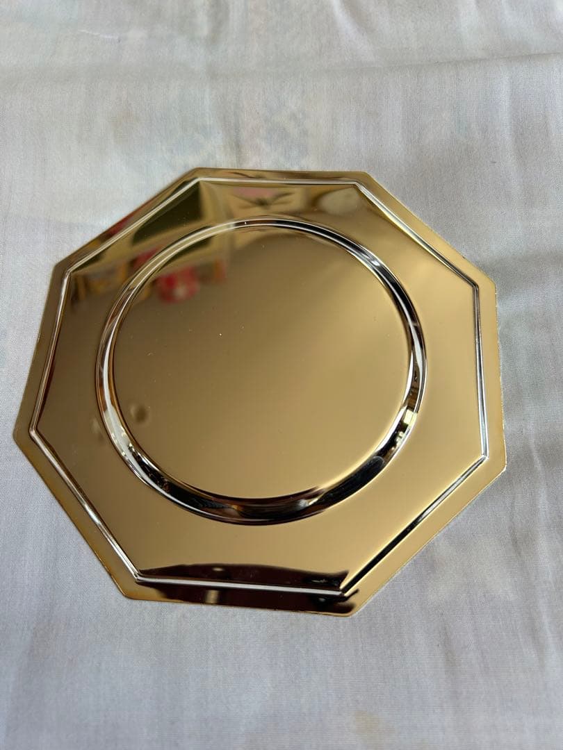 金色の皿　5枚セット