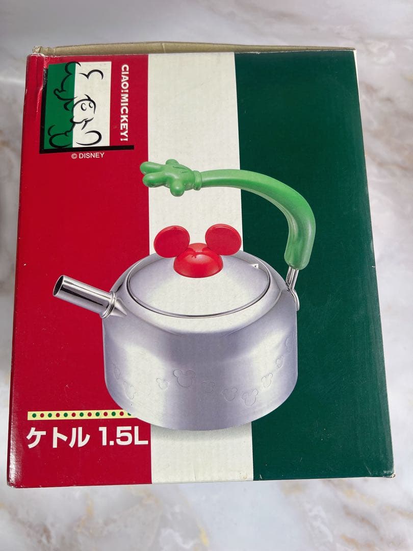 新品　 貝印　ケトル やかん レトロ ステンレス　18-8 ミッキーマウス