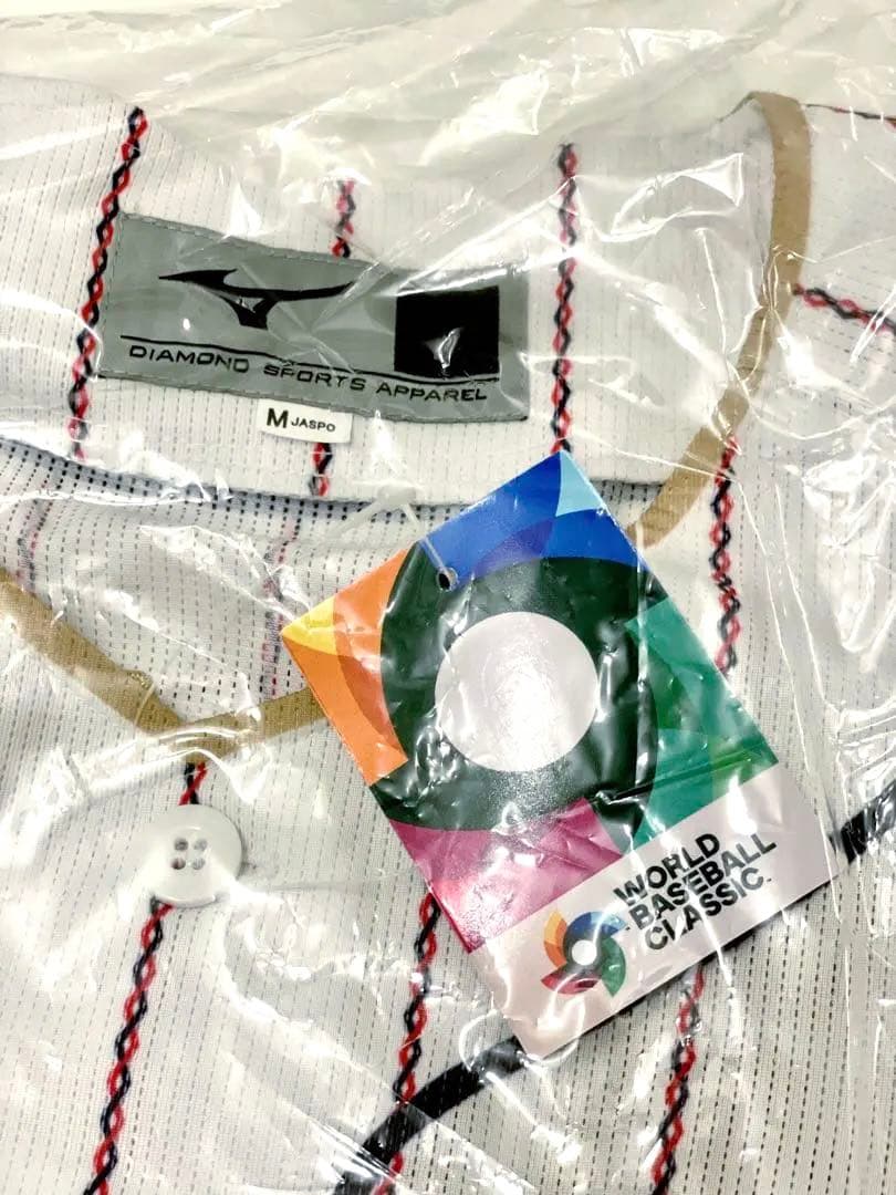 【公式】2023 WBC 大谷翔平 刺繍 レプリカユニホーム（ホーム）Mサイズ