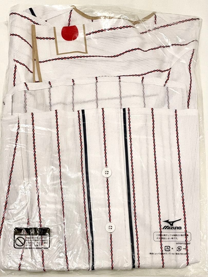 【公式】2023 WBC 大谷翔平 刺繍 レプリカユニホーム（ホーム）Mサイズ