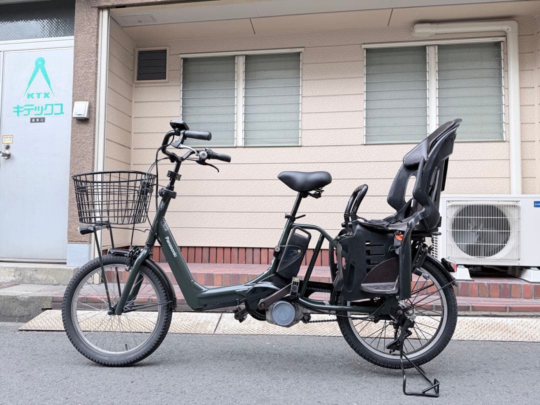 大阪府　子供乗せ　パナソニック 電動アシスト自転車 チャイルドシート付き