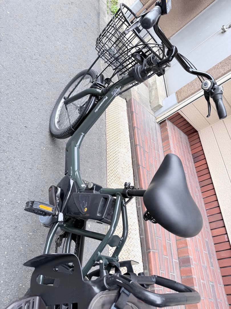 大阪府　子供乗せ　パナソニック 電動アシスト自転車 チャイルドシート付き