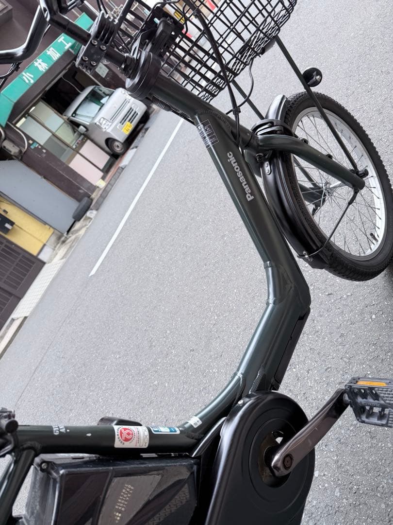 大阪府　子供乗せ　パナソニック 電動アシスト自転車 チャイルドシート付き