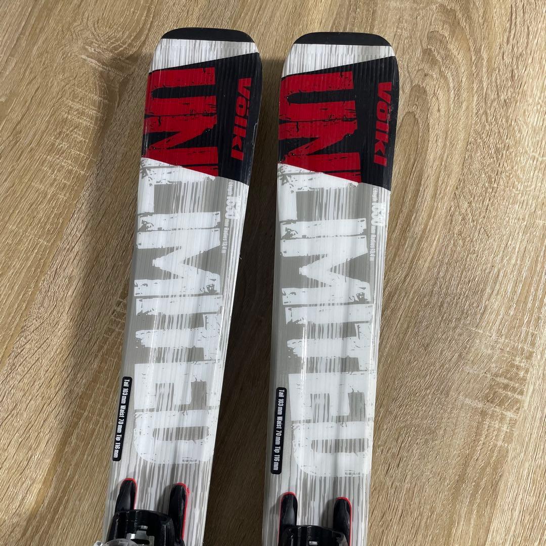 VOLKL163cm ROSSIGNOL27.5cmストック120cmフルセット