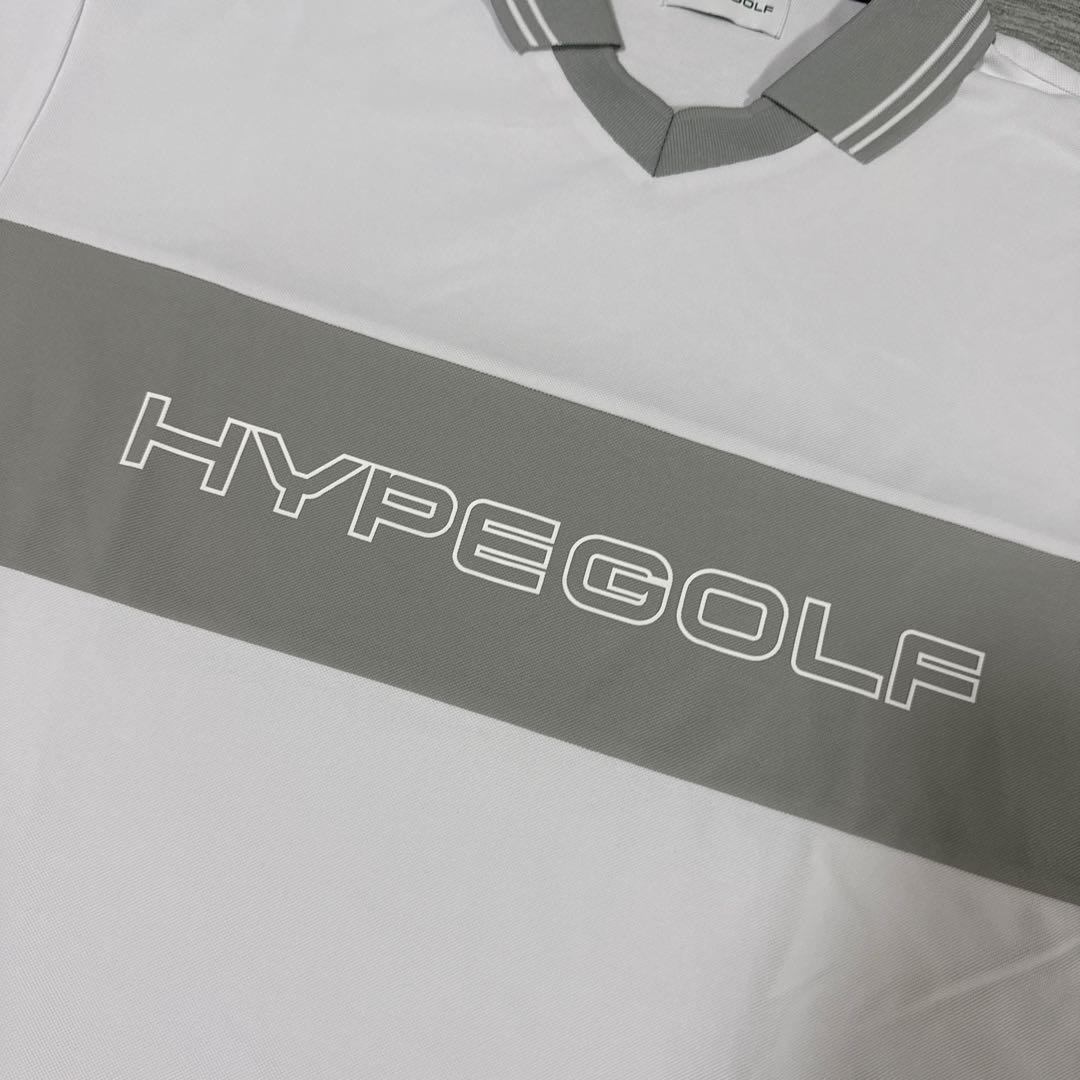 メンズウェア HYPE GOLF V NECK SHORT SLEEVE POLO WHITE