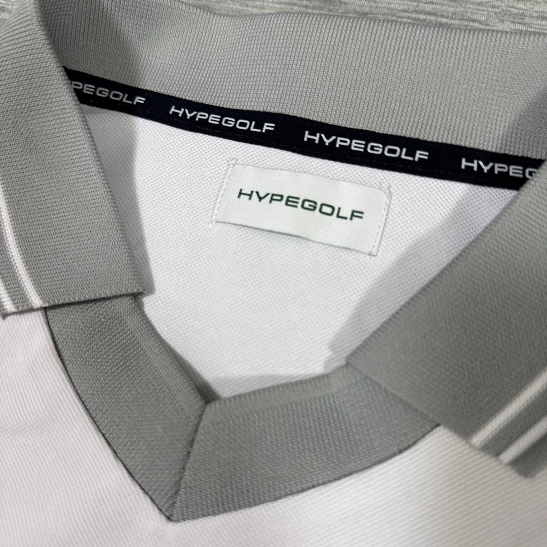 メンズウェア HYPE GOLF V NECK SHORT SLEEVE POLO WHITE