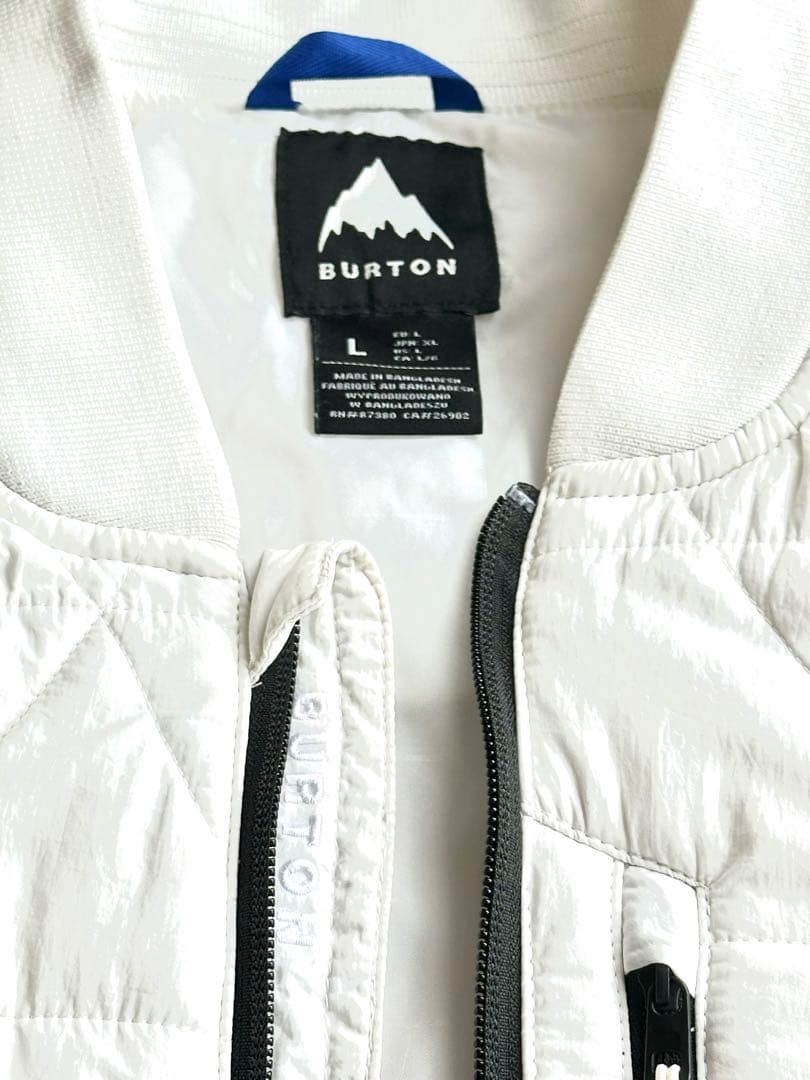 【春】Burton バートン　ホワイト　シンセティック ジャケット