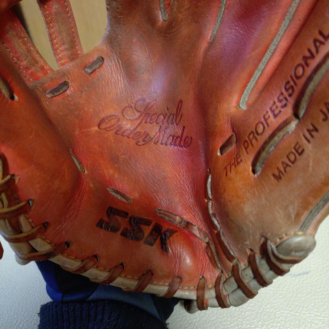 オリックス　萩原淳選手プロ支給品　硬式用グローブ