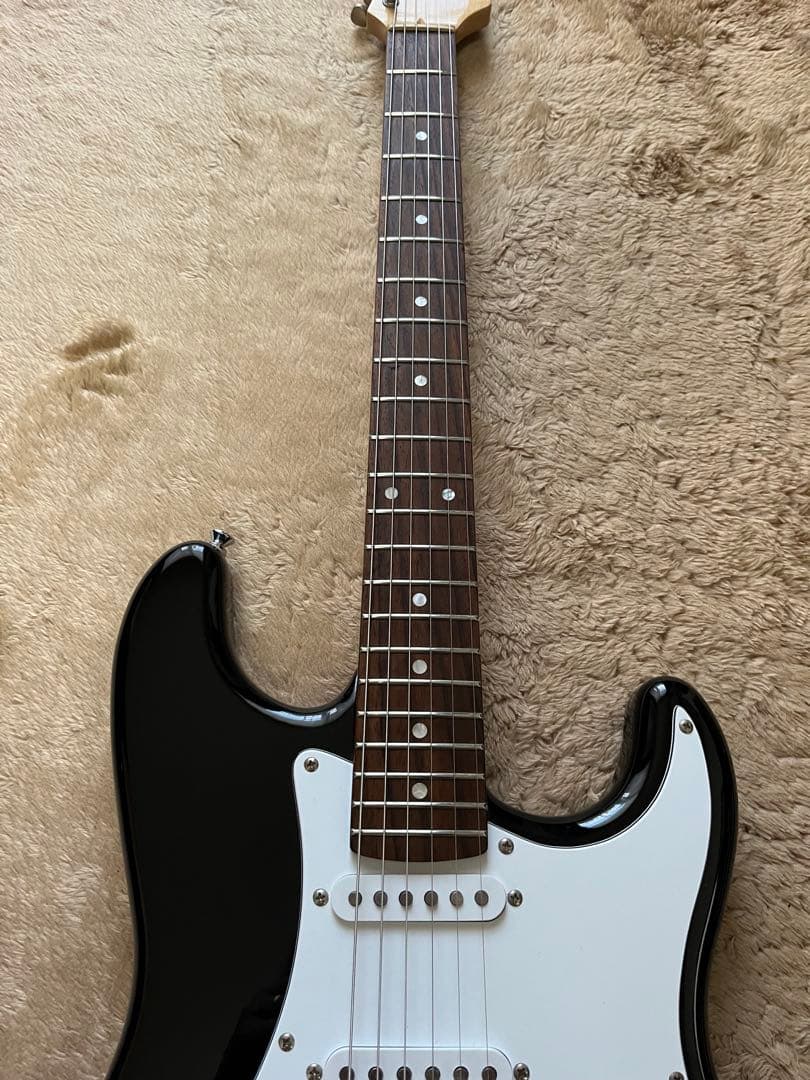 【調整済】Fernandes フェルナンデス　ストラト　黒　エレキギター