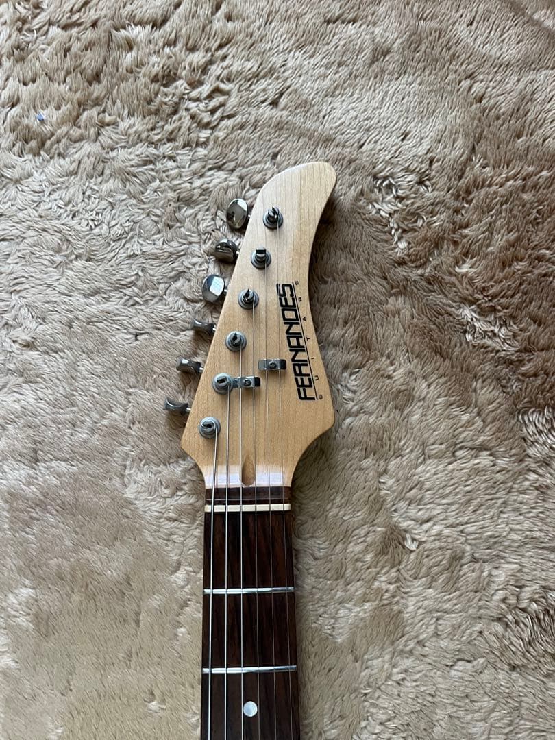 【調整済】Fernandes フェルナンデス　ストラト　黒　エレキギター