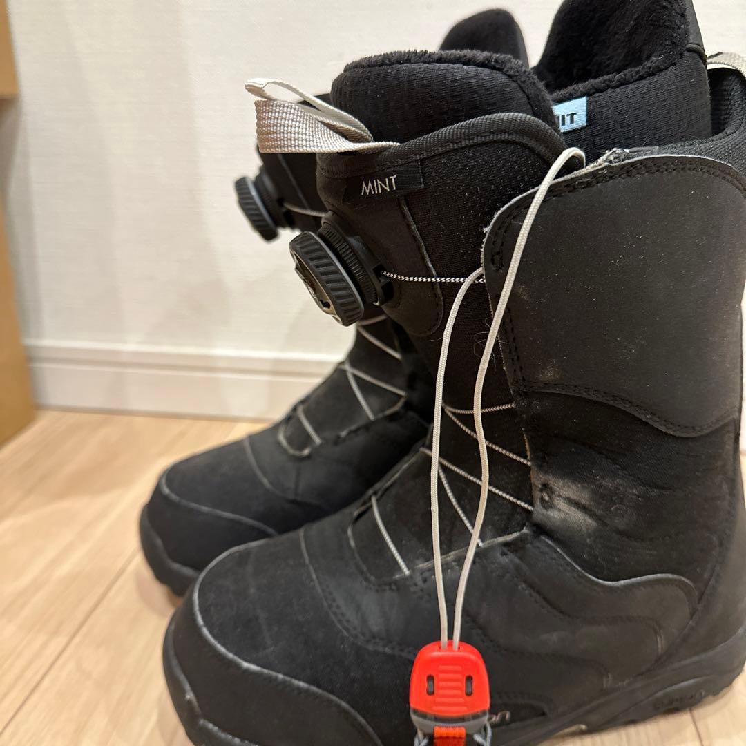 BURTON スノーボードブーツ MINT BOAシステム ブラック 23.5㎝