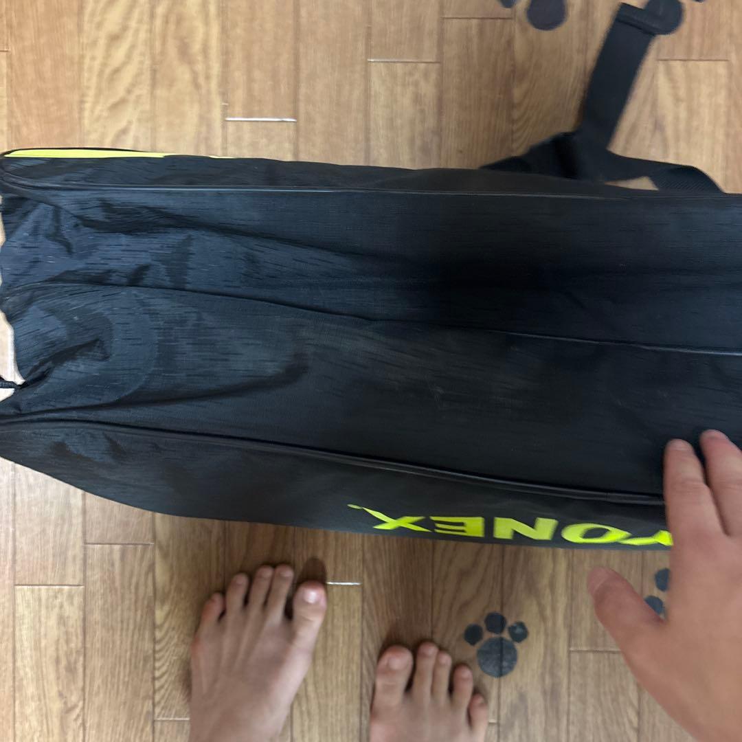 YONEX バドミントンバッグ 黒/黄