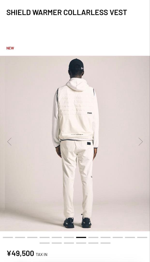 ジ*ー様 TFW49 SHIELD WARMER VEST ブラックL