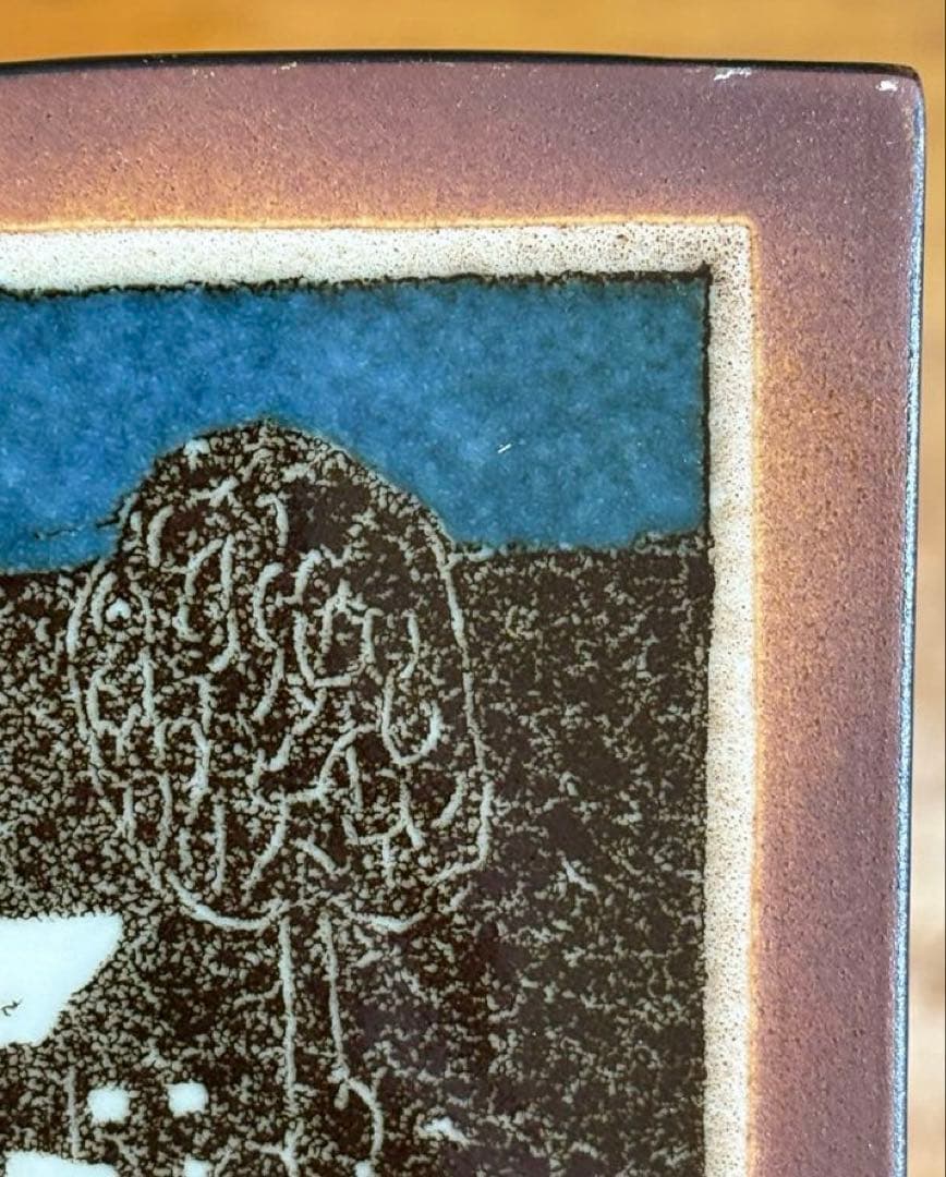 ARABIA ヘルヤ \"Kissa katolla\" 陶板画