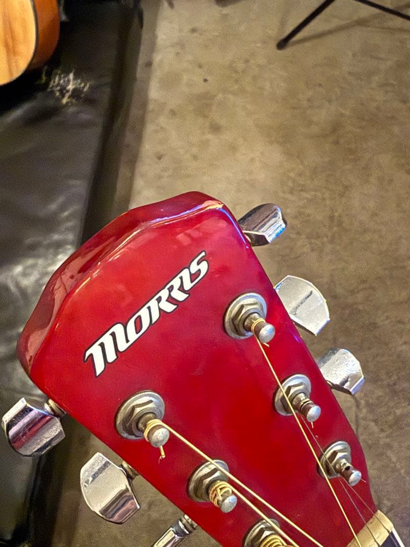Morris R-401 SR アコースティックギター レッド