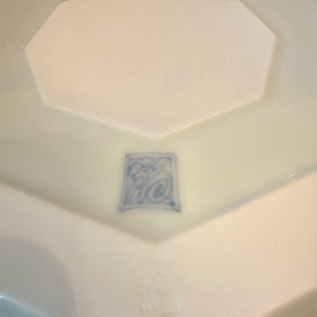 まるぶん　輪花プレート　八角形皿