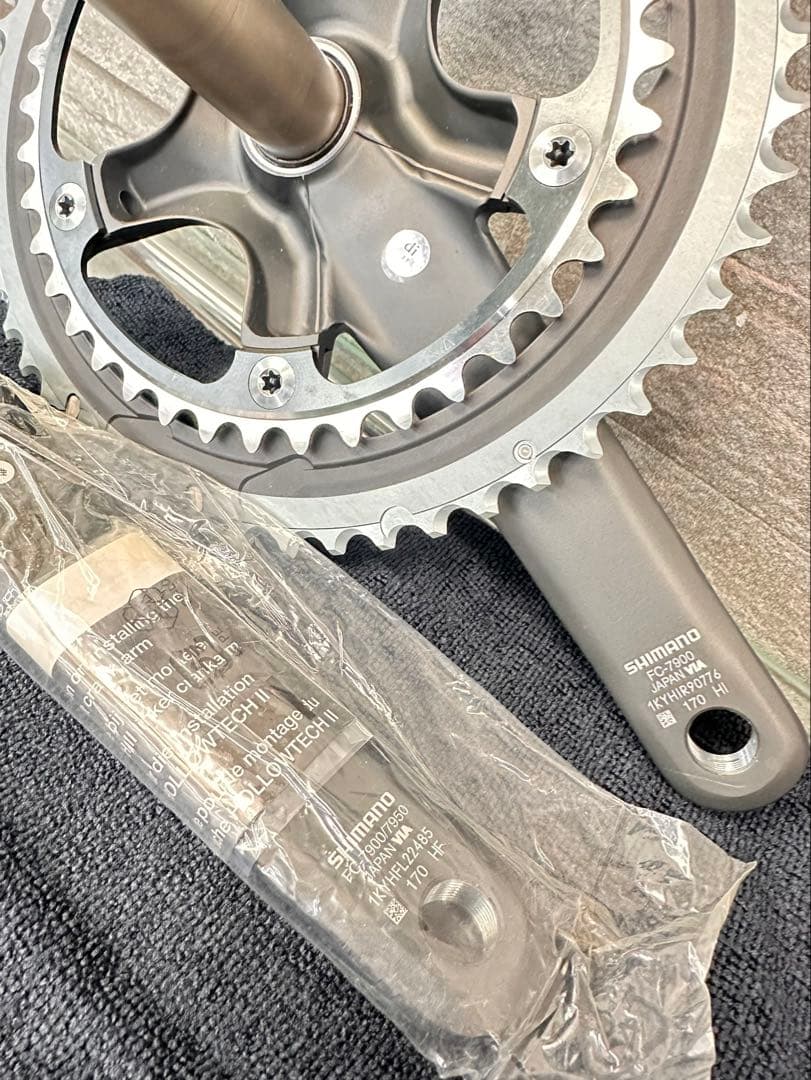 新品 シマノ デュラエース☆クランク ボトム チェーン☆3点セット‼︎