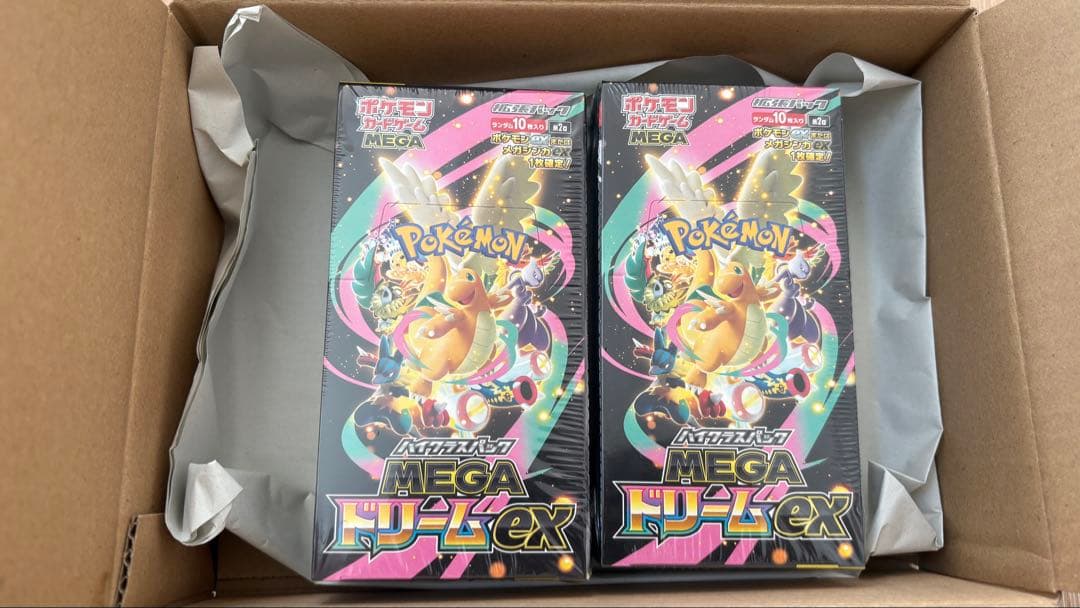 ポケモン インフェルノX MEGAドリームEX 新品未開封シュリンク付き 計4箱