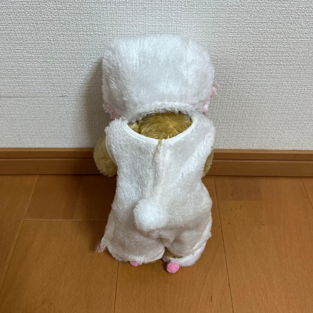 【東一恵莉子】ウサギコスチュームのハンドメイドテディベア