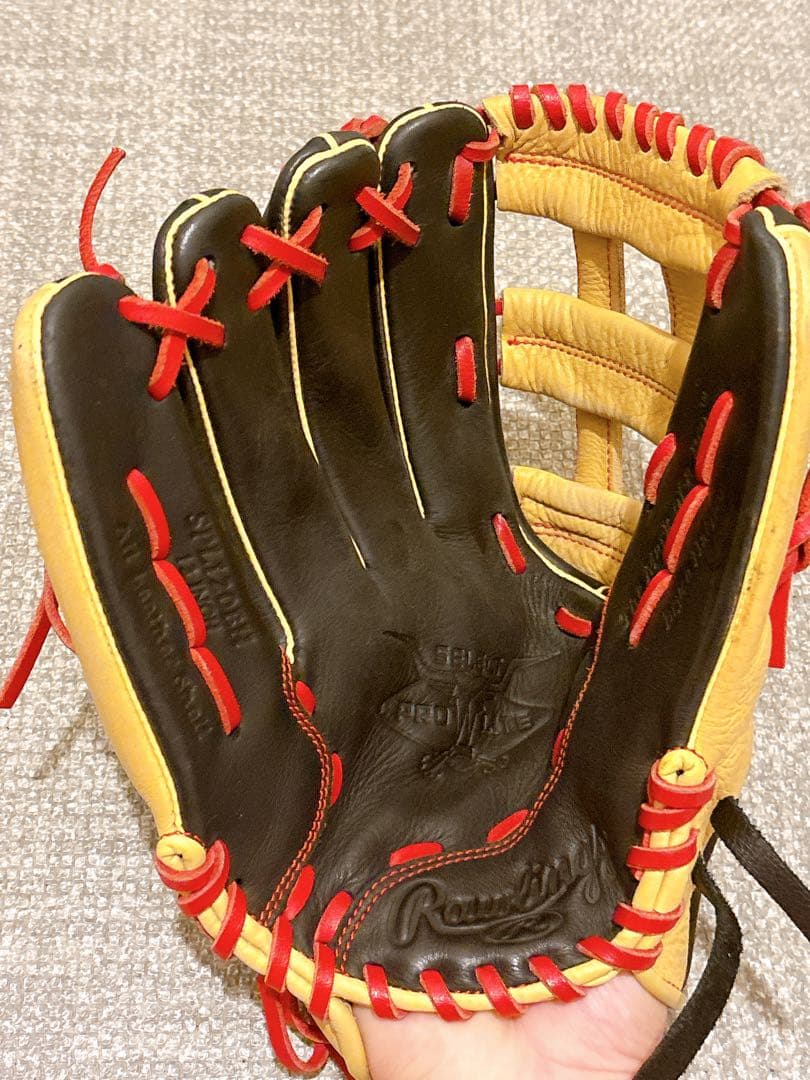 美品 ローリングス ブライス・ハーパーモ デル軟式グラブSPL120BH 左投げ
