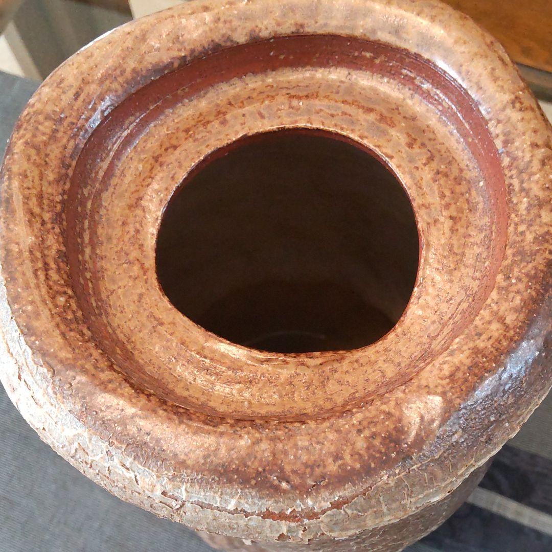 どっしり花器　54　備前焼