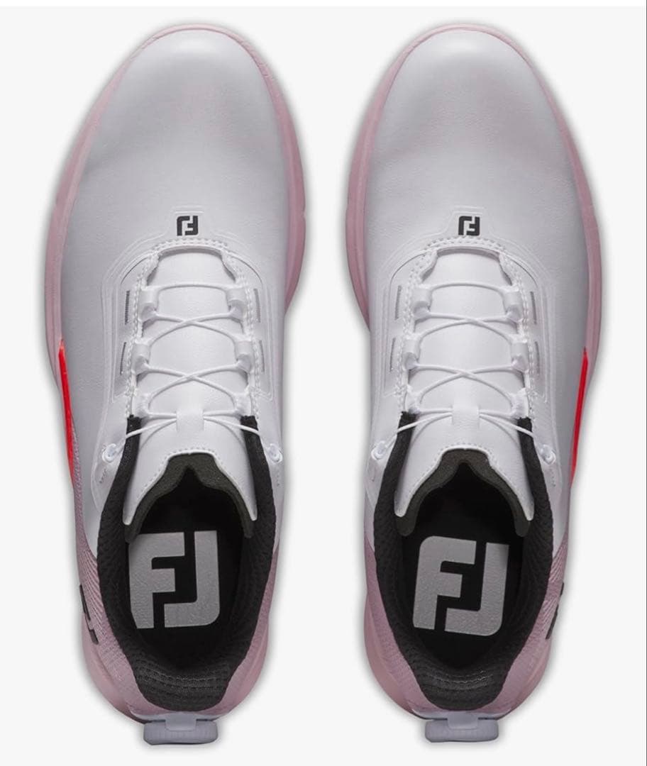 FootJoy FJ シューズ ホワイト/ピンク/オレンジ