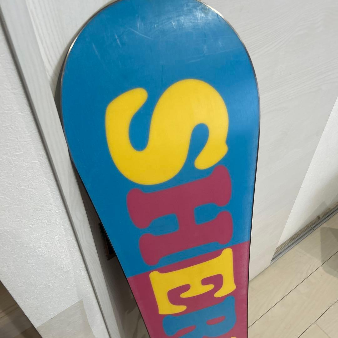 可愛いピンクストライプ♪ レディーススノーボード 143cm
