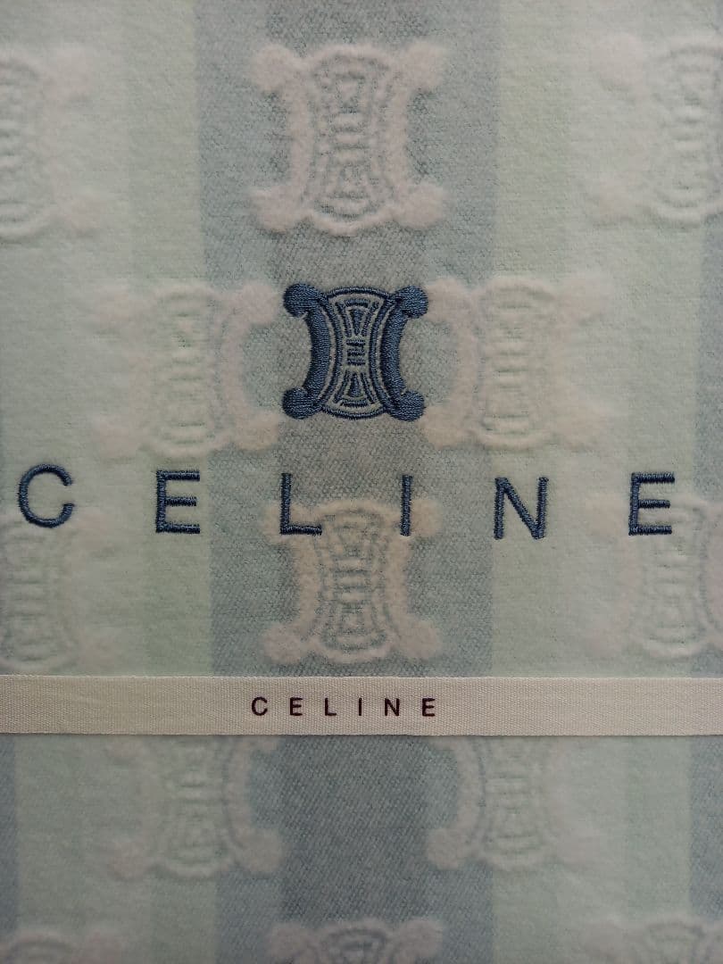 CELINE セリーヌ マカダム柄 ジャガードソフトコットンシーツ 西川産業