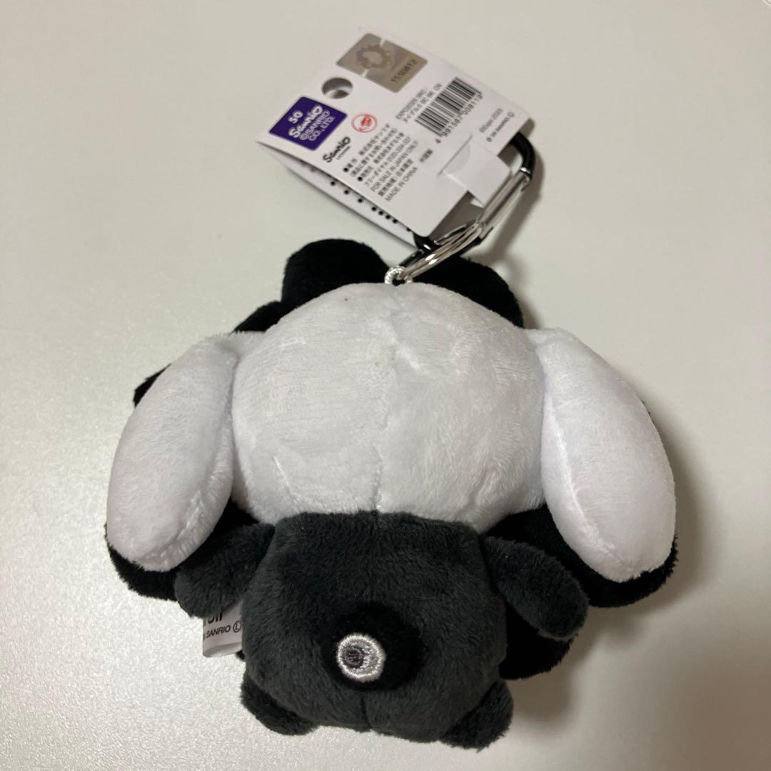 サンリオ　ミャクミャク　カラビナ　なりきりキーホルダークロミ　シナモロール　黒