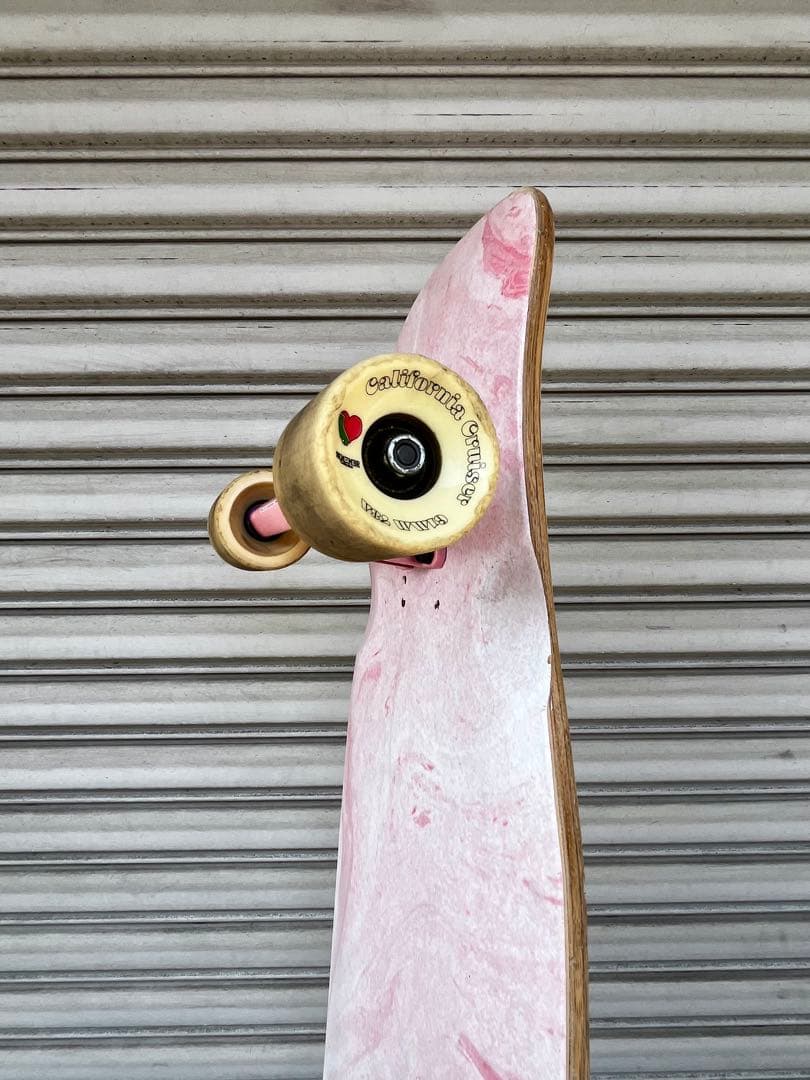TRAVELOL ロングスケートボード ピンクカラー 美品