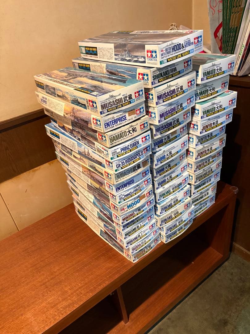タミヤ　ウォーターラインシリーズ 1/700 40点