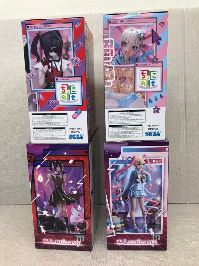 未開封品　NEEDY GIRL OVERDOSE フィギュア4点セット