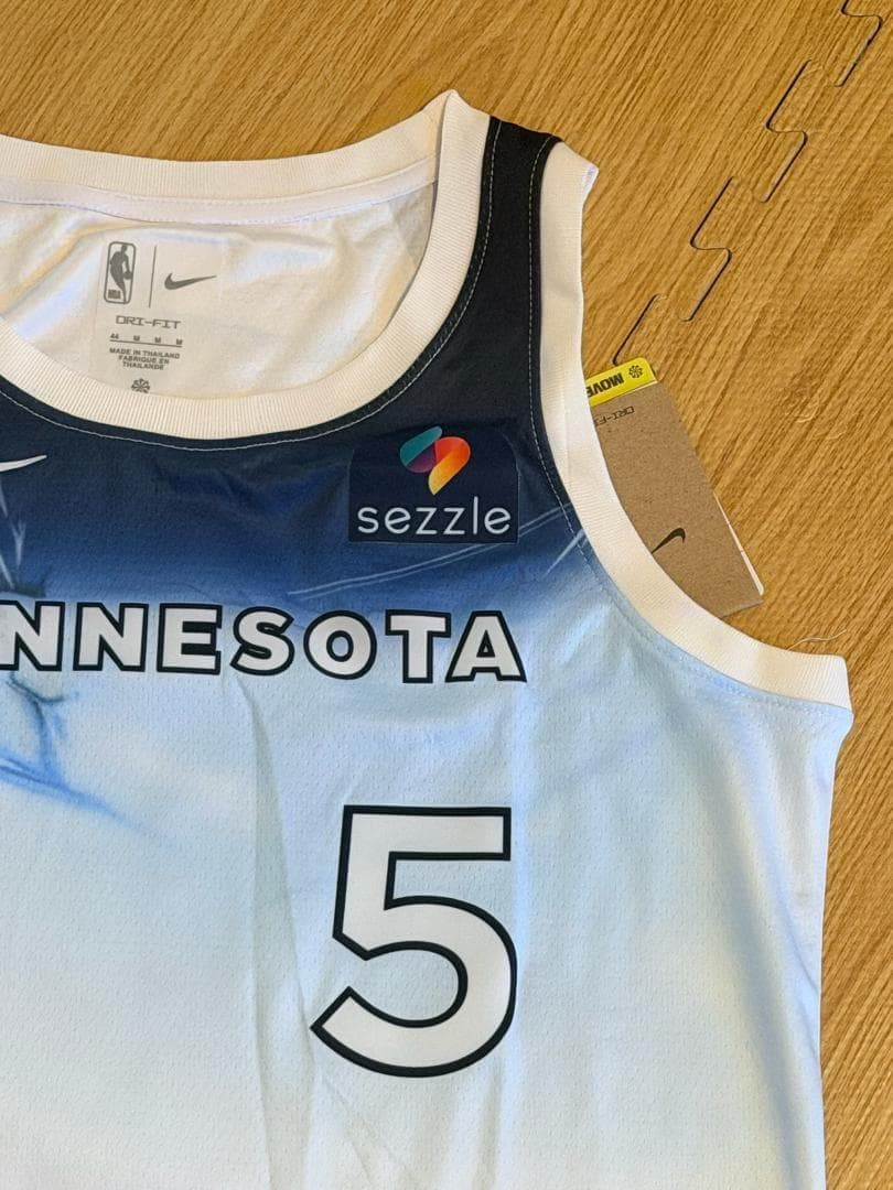 【新品】アンソニー・エドワーズ ウルブズ ユニフォーム M NBA