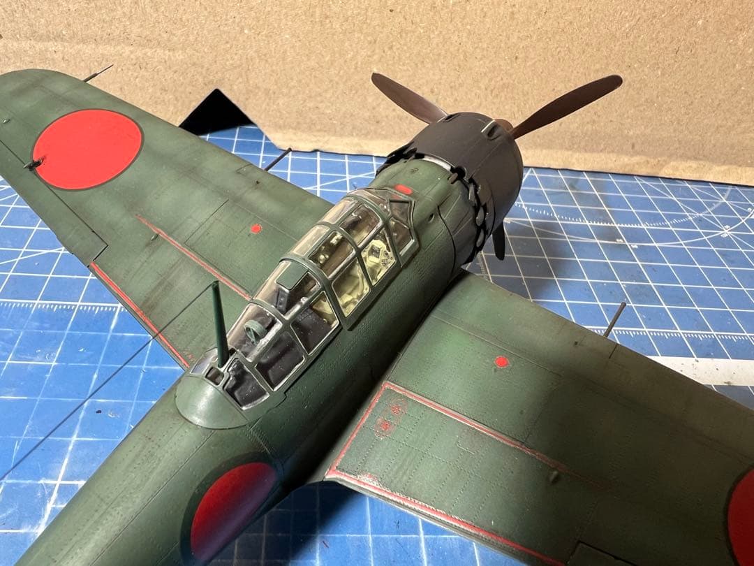 ファインモールド 1/48 零戦52型 中島製 完成品