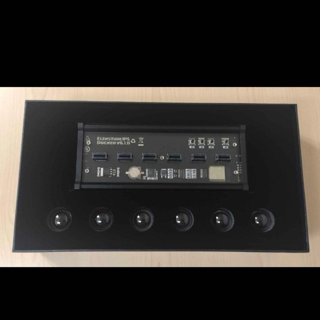 ニキシー管風液晶デジタルクロック EleksTube IPS