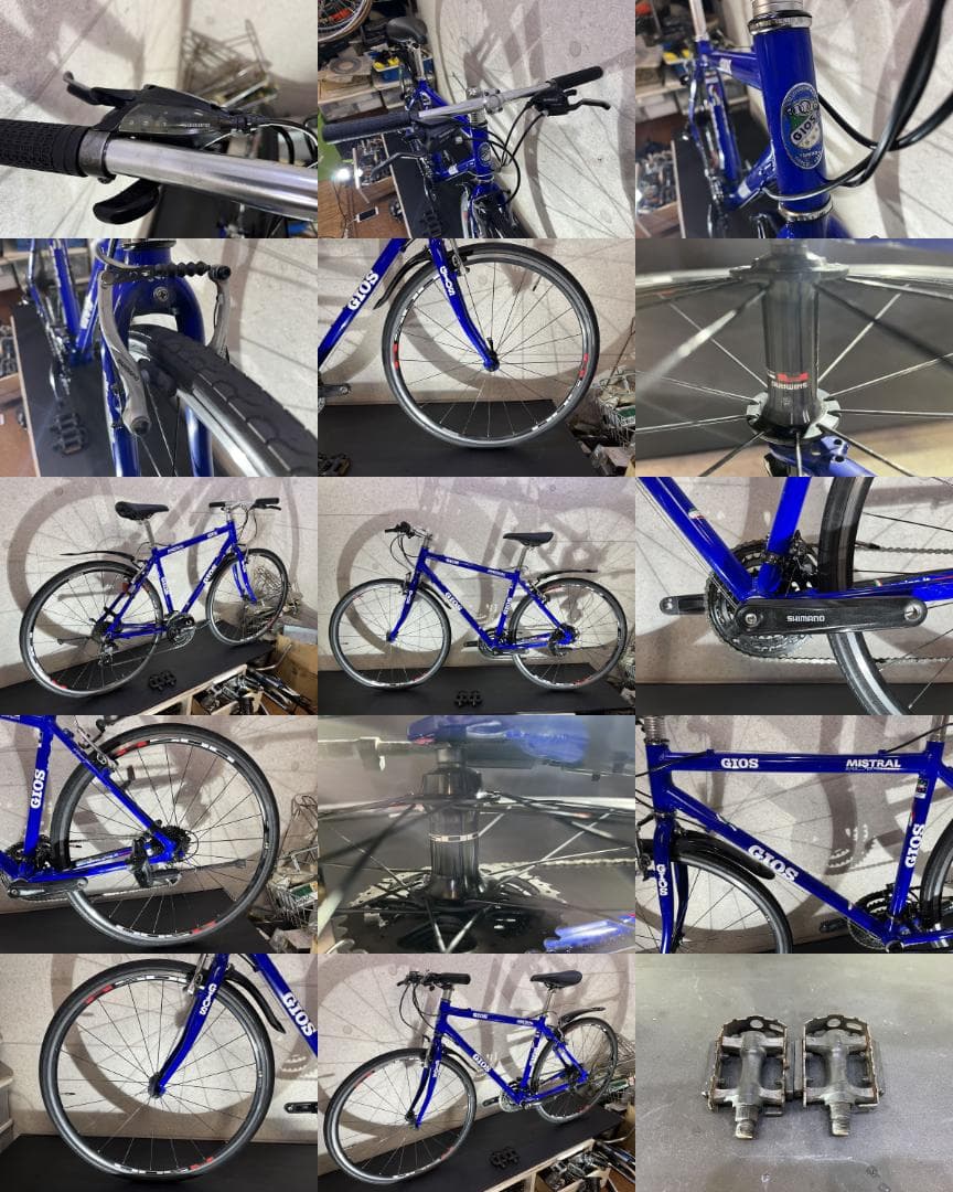 GIOS MISTRAL クロスバイク　ブルー