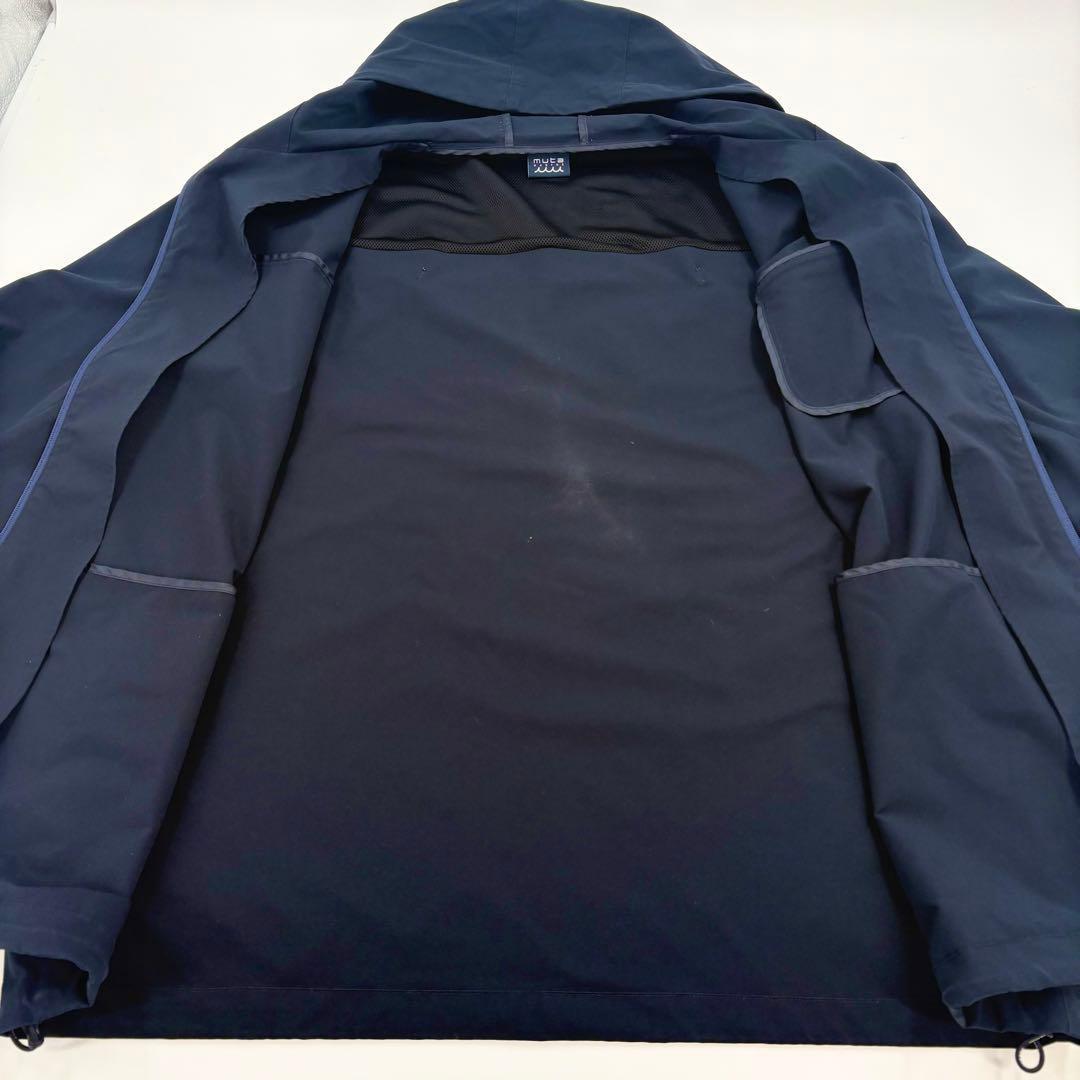 美品　muta MARINE ムータマリン ナイロンジャケット XL 紺 699