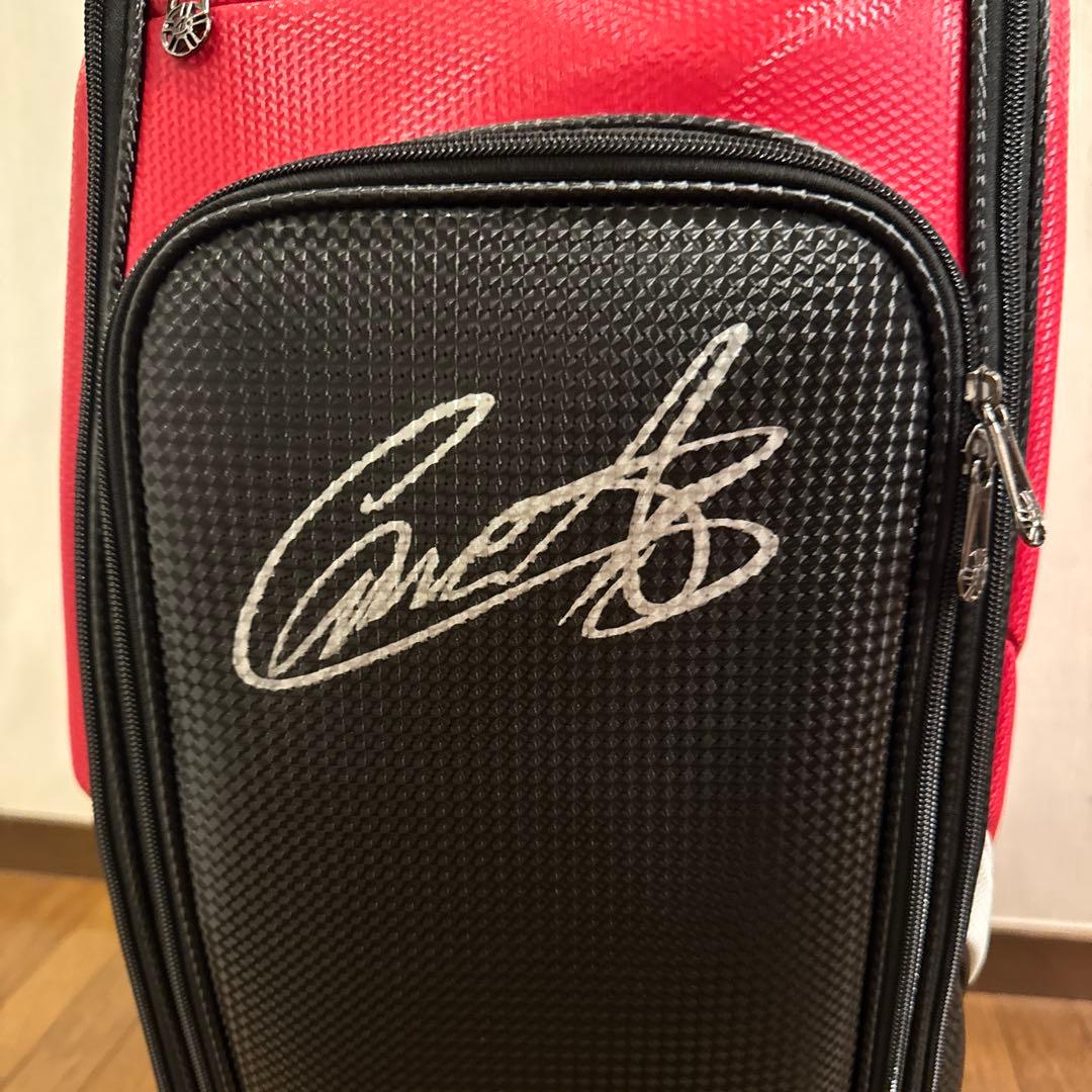 新品BRIDGESTONE golf キャディーバッグ　小祝さくら直筆サイン入り